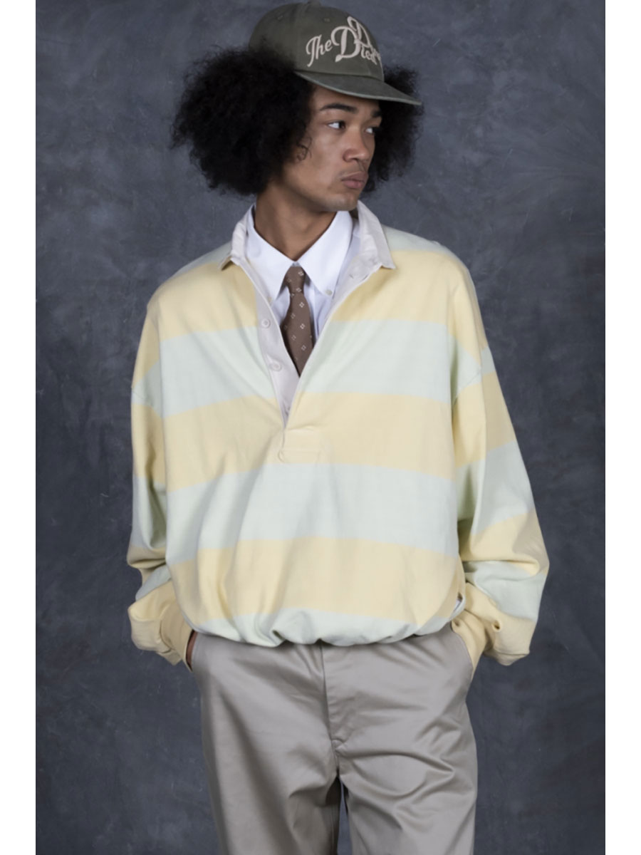 2021 KAPITAL キャピタル JAILボーダー天竺フリルラガーブラウス