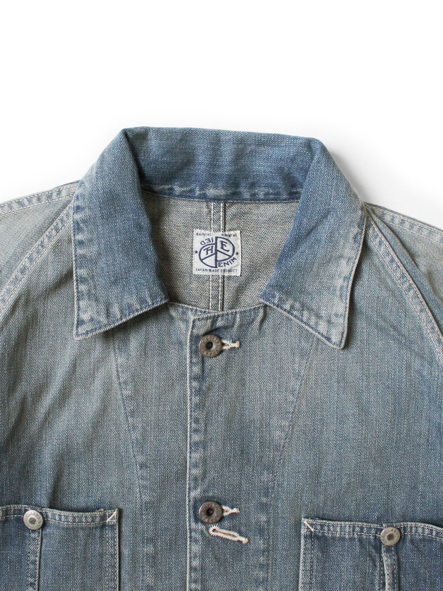 チェック柄デニムクロップドジャケット SACRA｜オーセンティック デニム クロップド シャツ AUTHENTIC