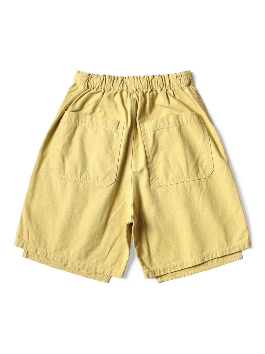 KAPITAL 12ozデニムジャイアントヘミングショートパンツ 淡色リメイク キャンバス Wニーイージーショートパンツ | KAPITAL