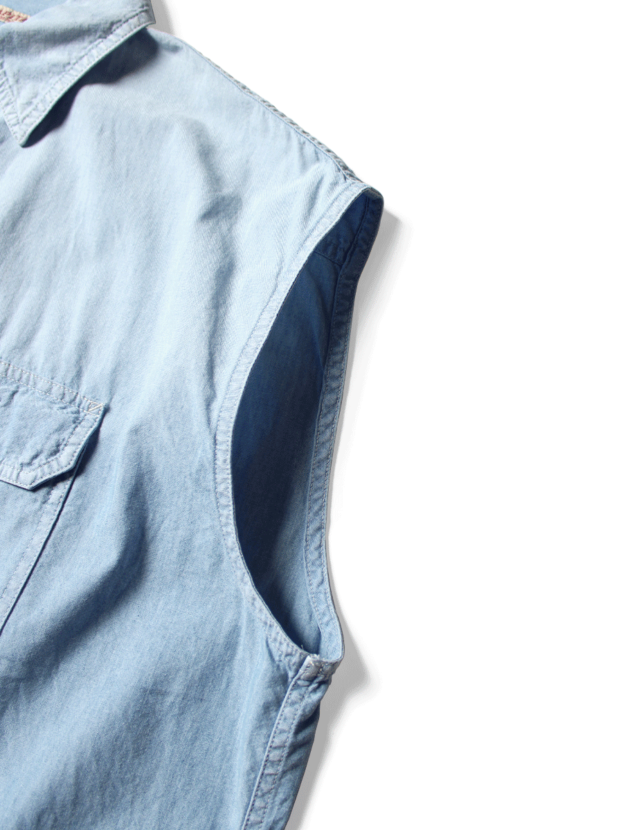 KAPITAL ノースリーブシャツ KAPITAL キャピタル 20/-天竺 ノースリーブBIG-T(LIFE SCHERZO