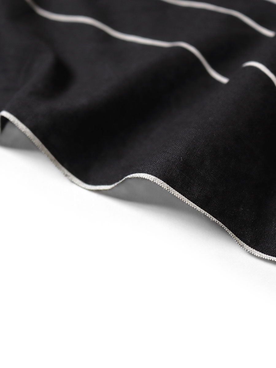 KAPITAL fastcolor セルビッチバンダナ(YOBAI) Kapital Fastcolor Selvedge Bandana (YOBAI), Black – Glasswing