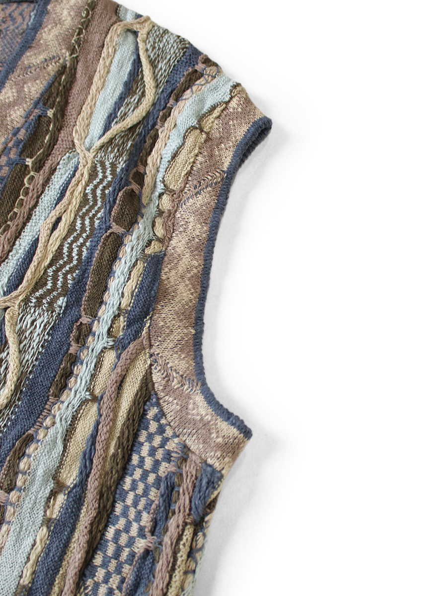 7G ニット GAUDY DAD`Sベスト | KAPITAL