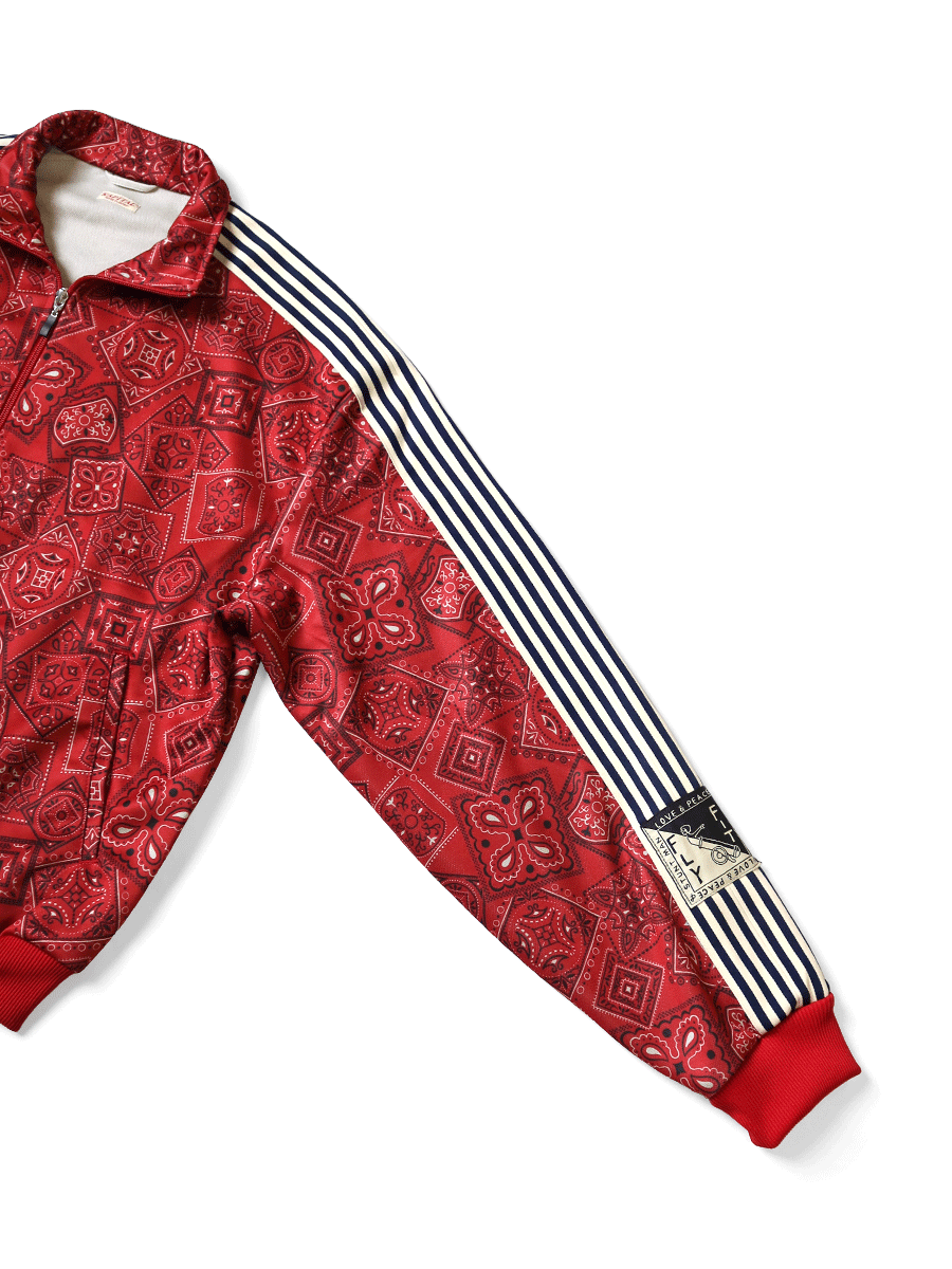 スムースジャージー COOKIEバンダナ柄 トラックJKT | KAPITAL