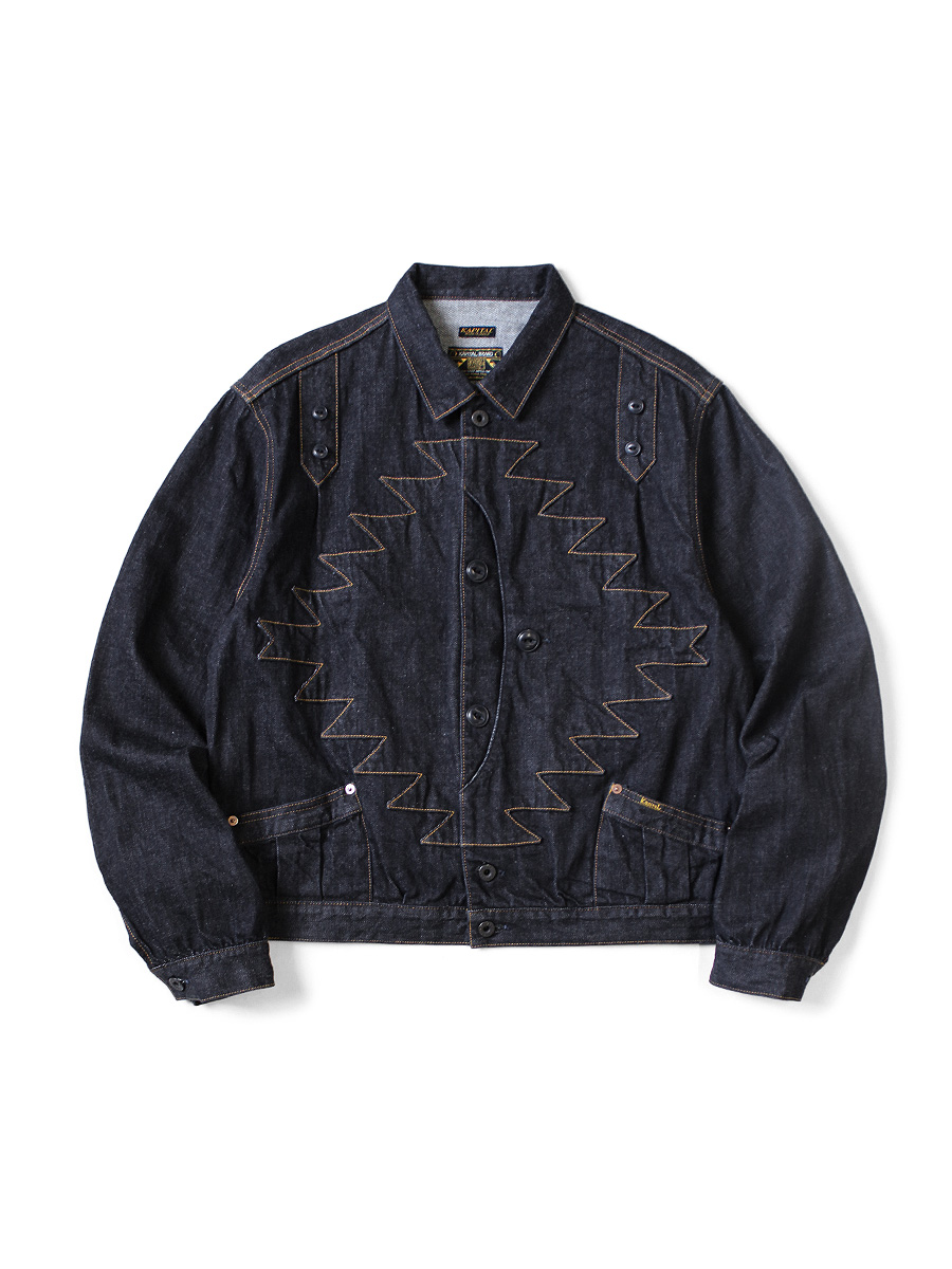 【KAPITAL】インディゴデニム燕尾ジャケット　日本製 Ringoman Jacket by Kapital- La Garçonne