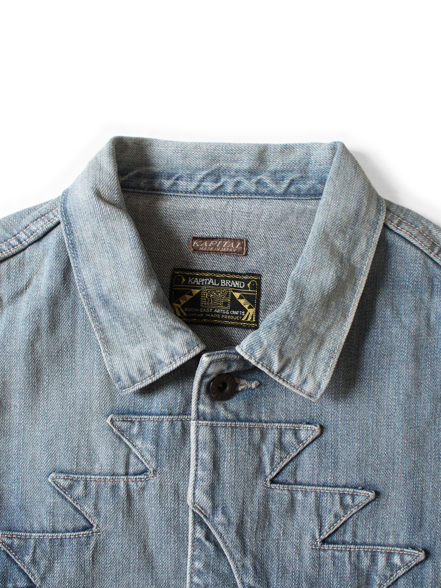 KAPITAL 12ozデニム サントドミンゴサンダーバードJKT(加工) 12ozデニム サントドミンゴサンダーバードJKT(加工) | KAPITAL