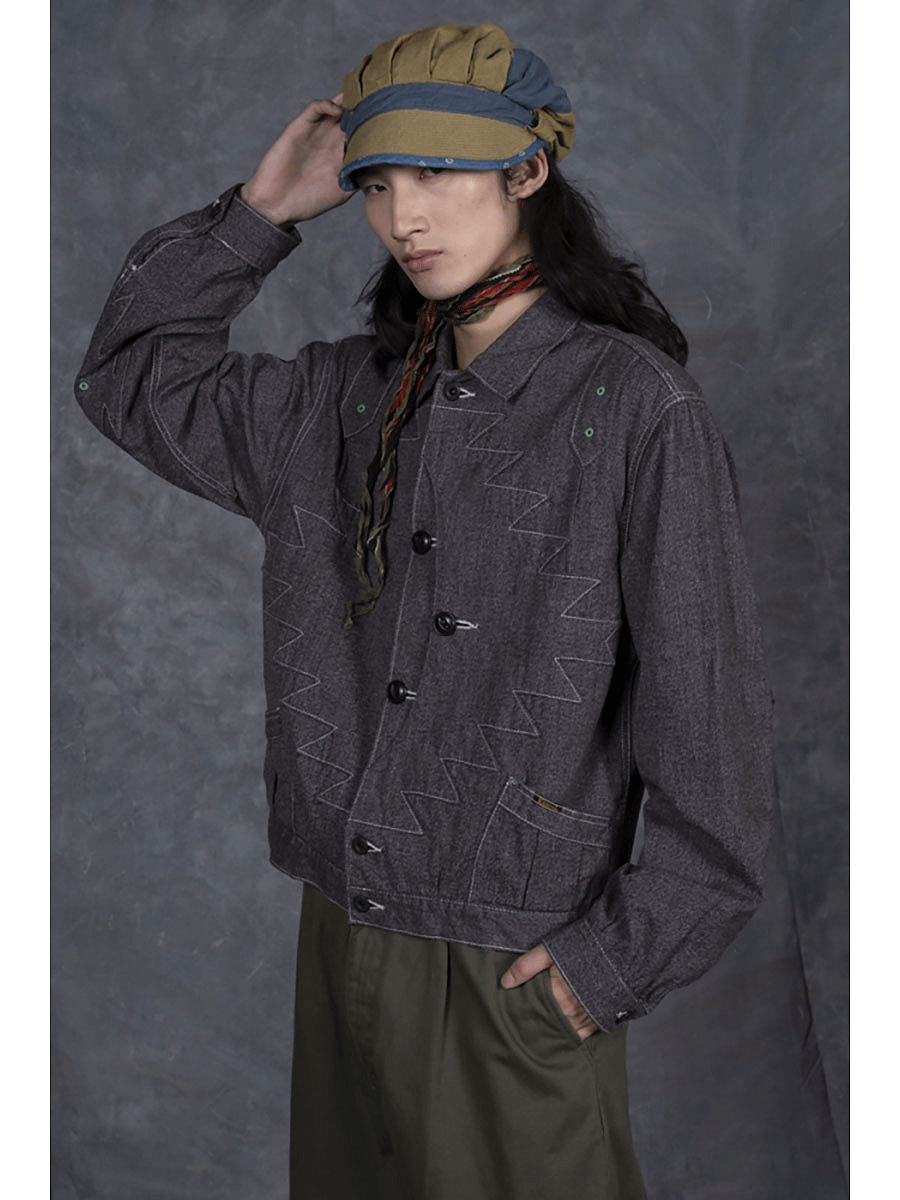 【日本限定モデル】 杢シャンブレー サントドミンゴサンダーバードJKT | KAPITAL ジャケット・アウター
