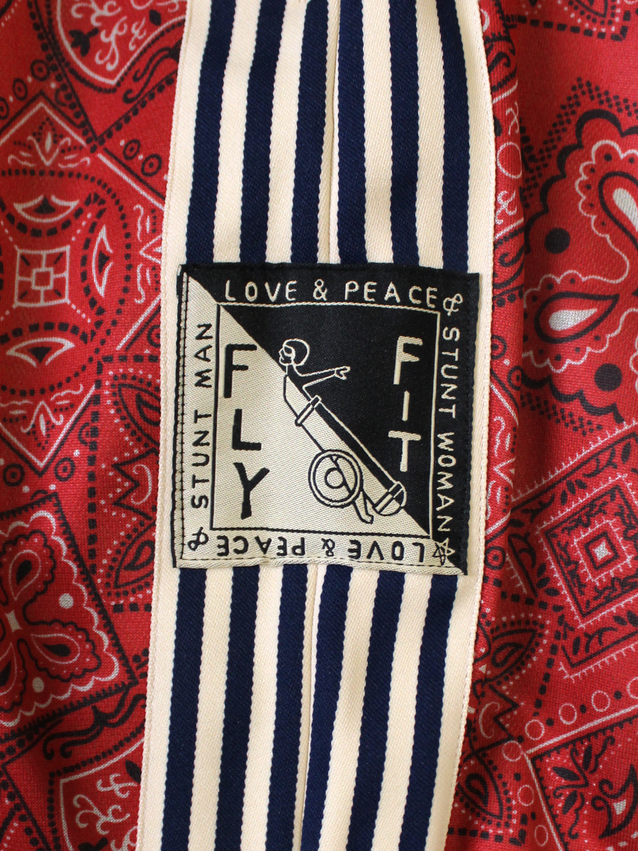 スムースジャージー COOKIEバンダナ柄 トラックパンツ | KAPITAL