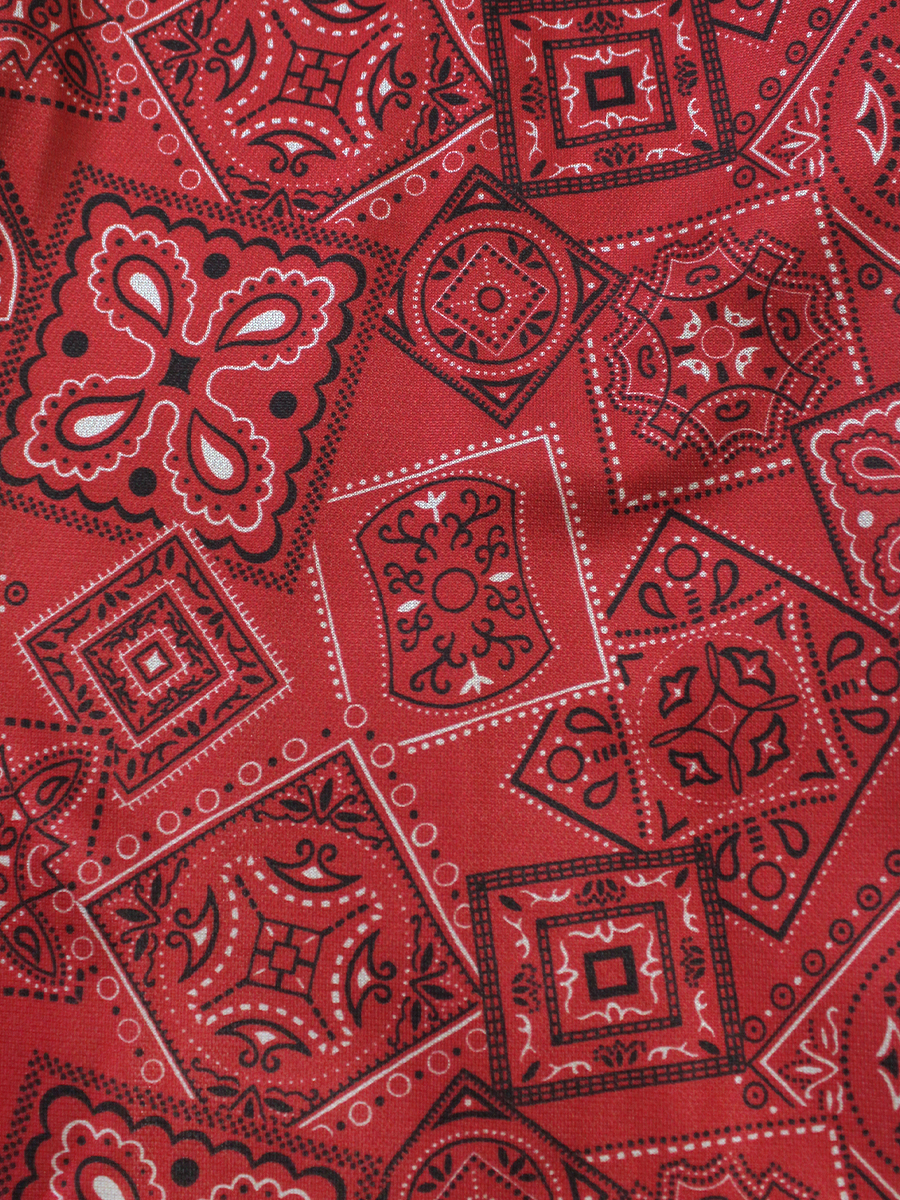 【レア】blackberry classic パンダ色 スムースジャージー COOKIEバンダナ柄 バギートラックパンツ