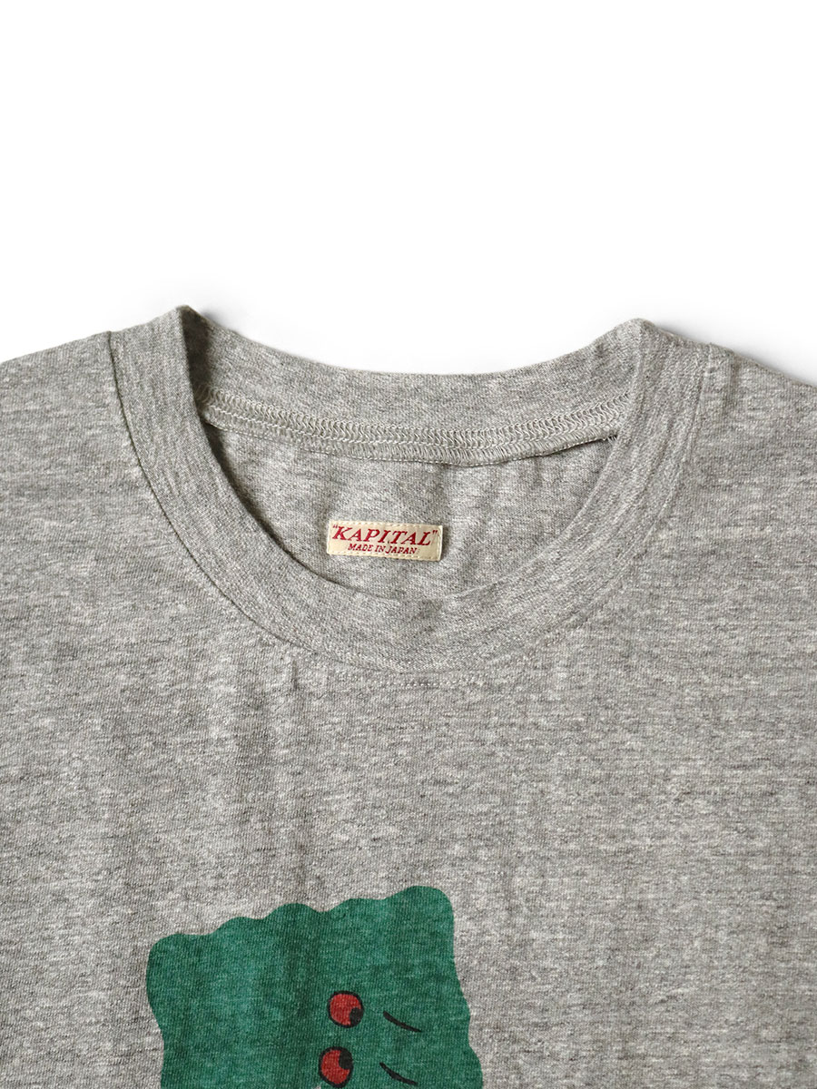 KAPITAL 20/-天竺クルーTBUSTER PECKISHBOWYpt KAPITAL キャピタル 天竺クルーTEE(BUSTER PECKISH BOWY) - SE7EN