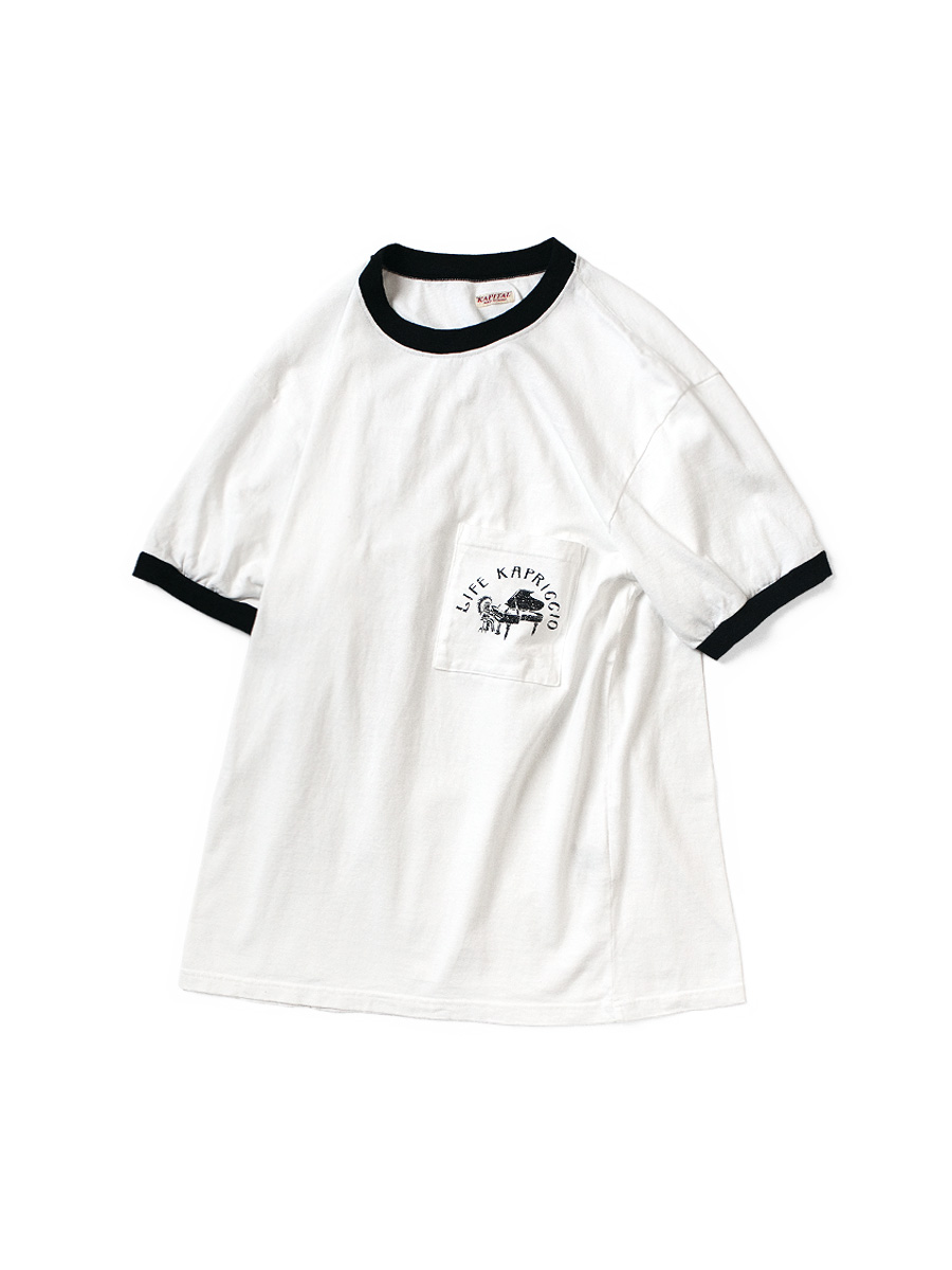 KAPITAL ネイティブカットソー 1 KAPITAL T-Shirt 20/- Tenjiku Crew T (Conifer &Amp; G_G_G pt)