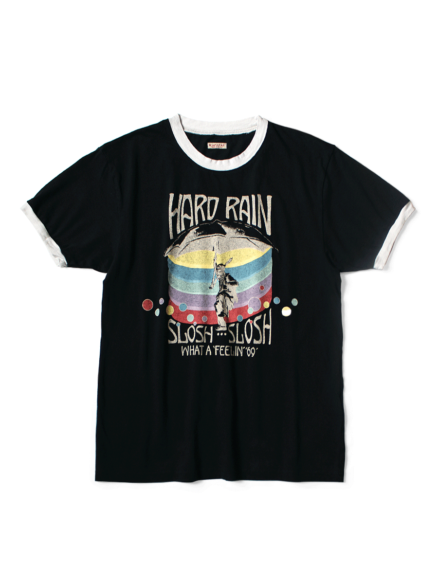 20/-天竺 リンガーT(ねね作pt) KAPITAL KAPITAL]20/-天竺リンガーT（ねねピッピpt） - TAKE FIVE