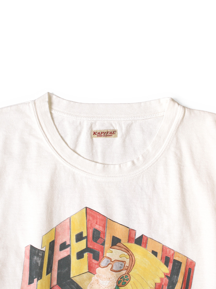 20/-天竺 ノースリーブBIG-T(アナログピアノマンpt) | KAPITAL
