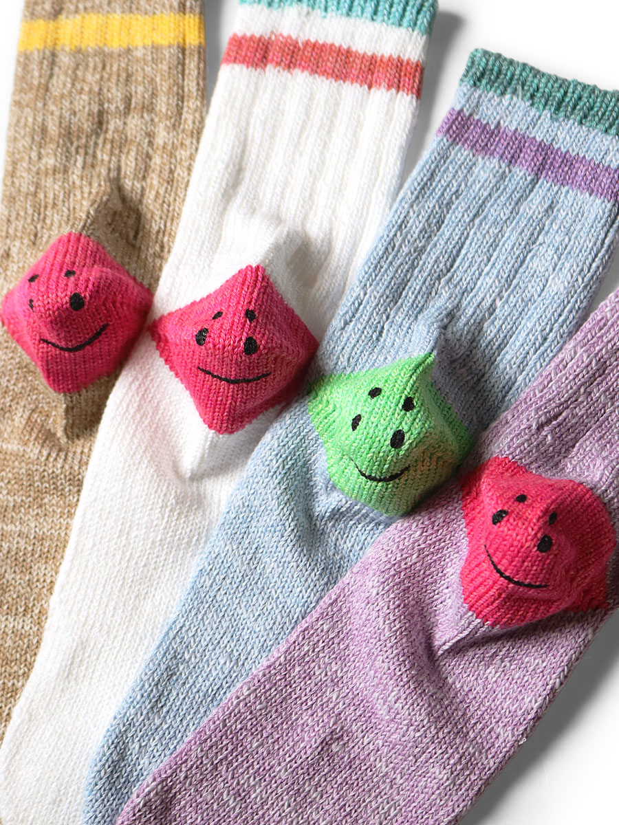 60本 IVY RAINBOWY HAPPY HEEL ホールドソックス | KAPITAL