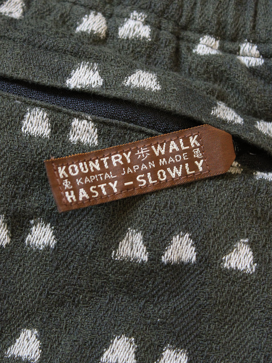 綿 爪菖蒲柄 イージーショートパンツ | KAPITAL