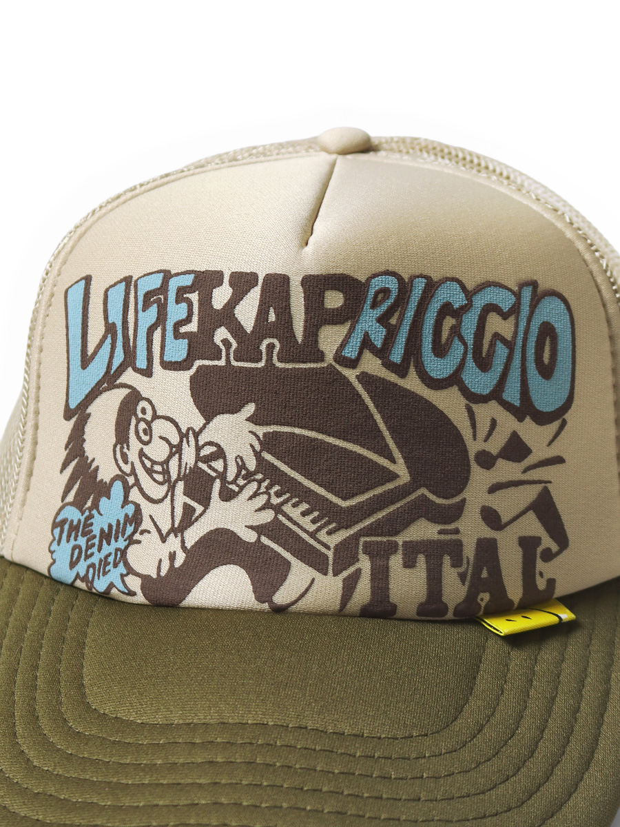 kapital mesh cap キャップ life capriccio カーキ LIFE KAPRICCIOpt トラックCAP | KAPITAL