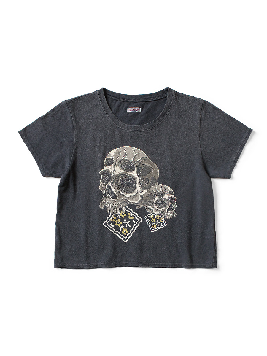 KAPITAL　ドクロ　半袖Ｔシャツ　サイズ1 KAPITALキャピタル ガンジー半袖Tシャツ size1 - メルカリ
