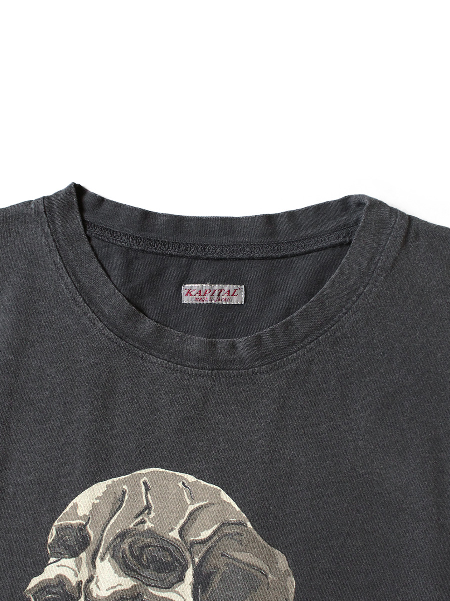 Kapital 20/-天竺 クルーT(PECKISHレインスカルpt) M 20/-天竺 クルーT(PECKISHレインスカルpt) | KAPITAL