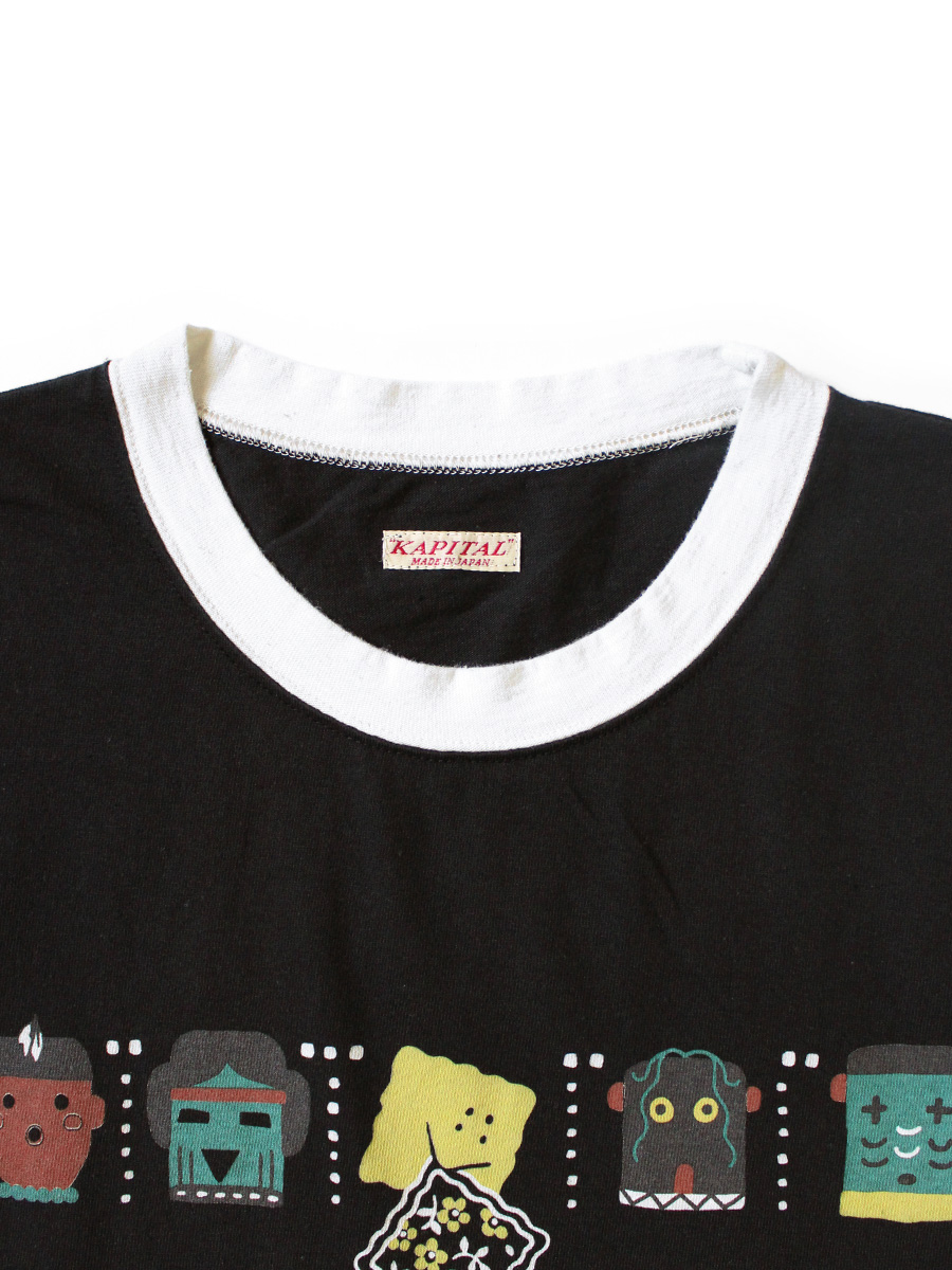 日本製 KAPITAL再構築 リンガーTシャツ 日本製 KAPITAL再構築 リンガーTシャツ