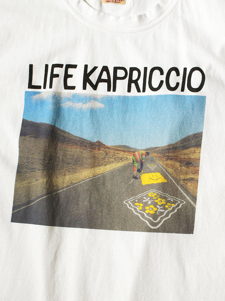 20/-天竺 ノースリーブBIG-T（LIFE KAPRICCIO ROAD SIGN
