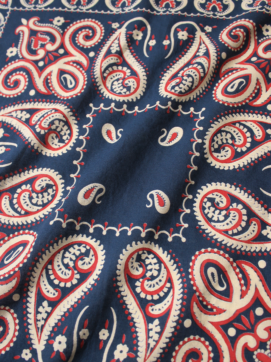 fastcolor セルビッチバンダナ(Samboペイズリー)20×20 | KAPITAL