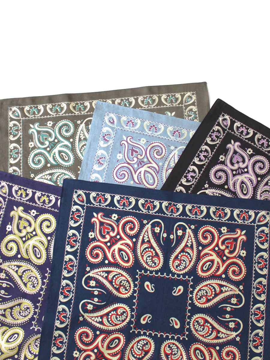 fastcolor セルビッチバンダナ(Samboペイズリー)20×20 | KAPITAL