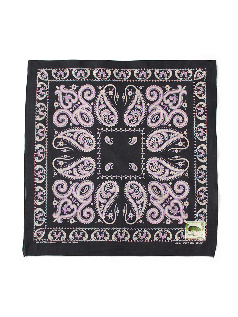 Kapital バンダナ　ブラック Bandana | KAPITAL