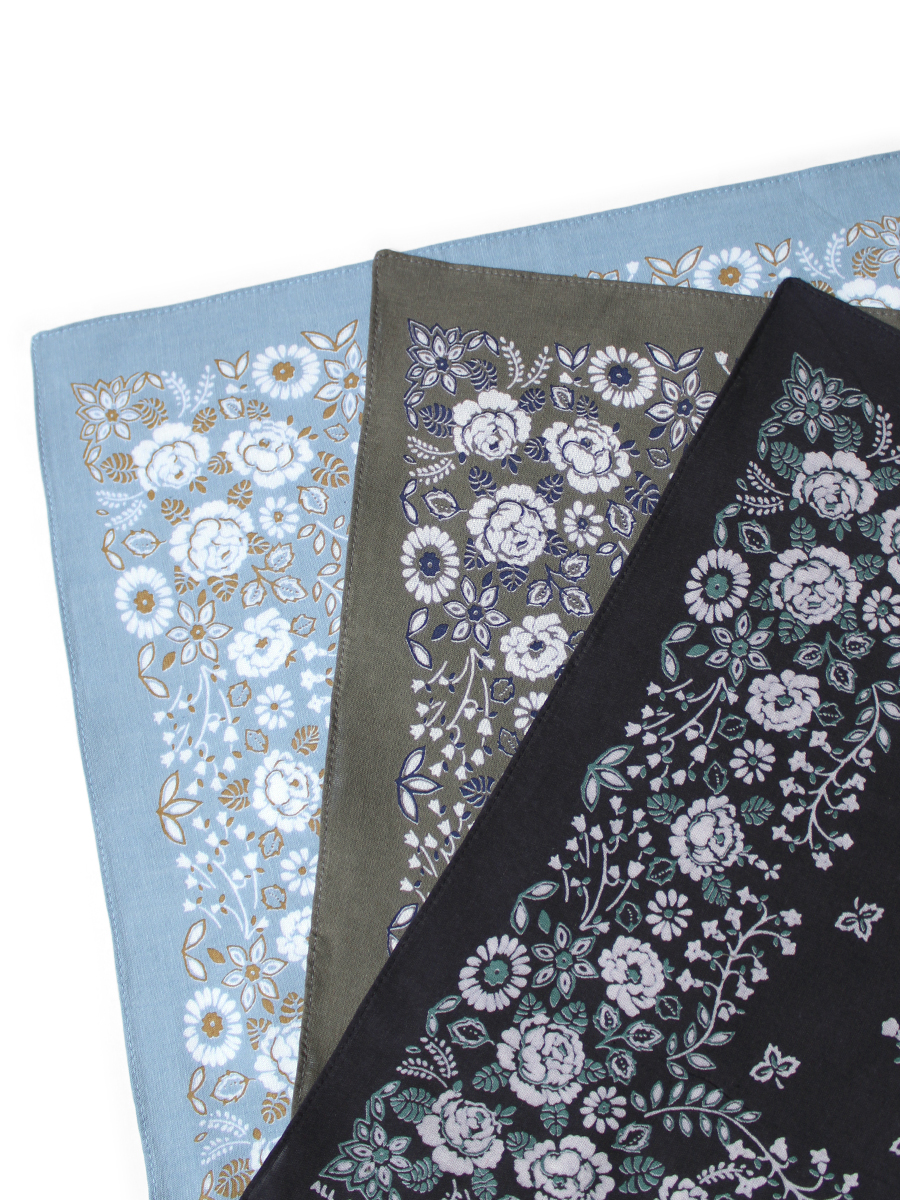 fastcolor セルビッチバンダナ(Churchill GARDEN)15×15 | KAPITAL