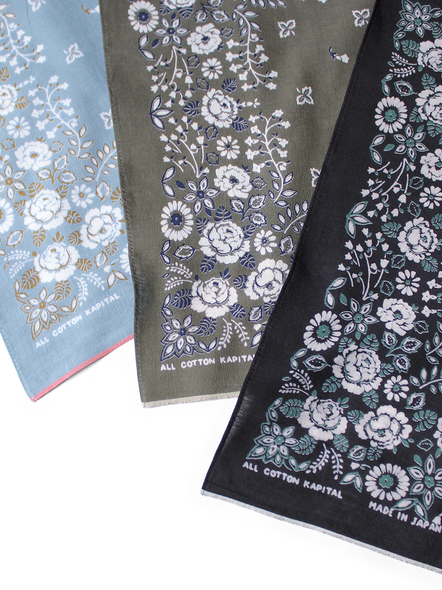 fastcolor セルビッチバンダナ(Churchill GARDEN)15×15 | KAPITAL