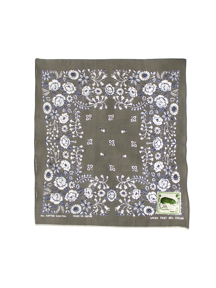 fastcolor セルビッチバンダナ(Churchill GARDEN)15×15 | KAPITAL