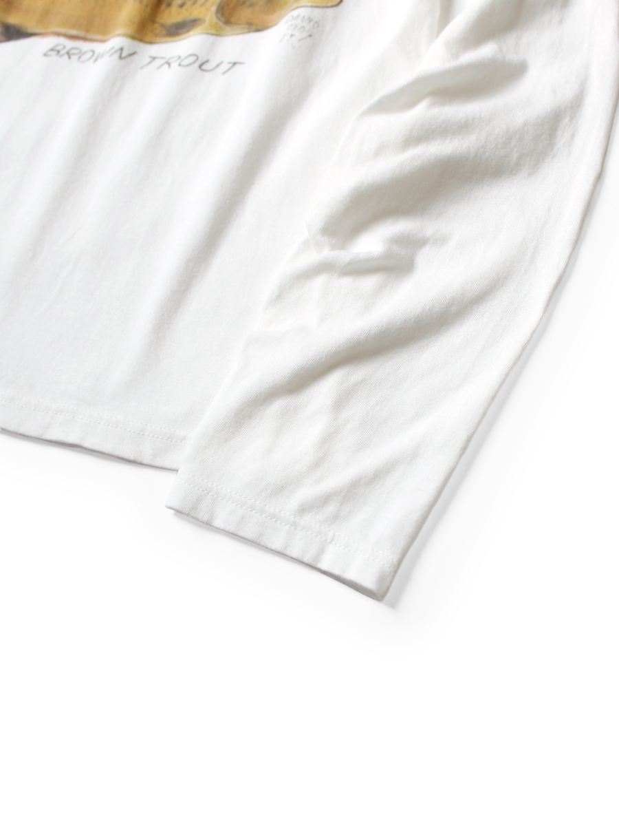 20/-天竺 クルーロンT(トラウト2匹PECKISH RAINBOWYpt) | KAPITAL