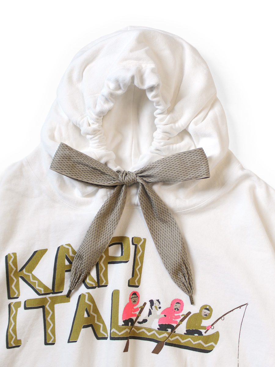 裏毛 デビルフードパーカー(カヌーKAPITALpt) | KAPITAL