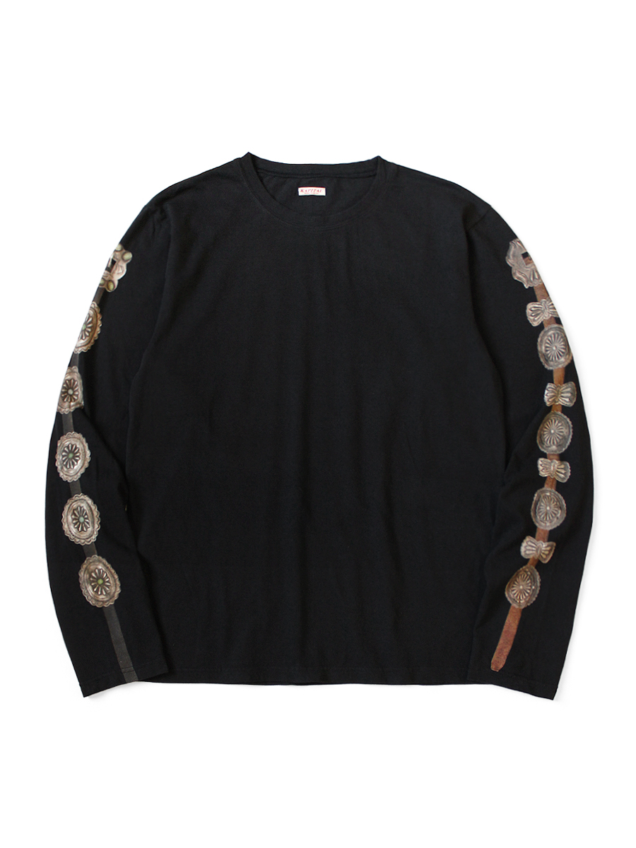 20/-天竺 クルーロンT(コンチョベルトスリーブ) | KAPITAL