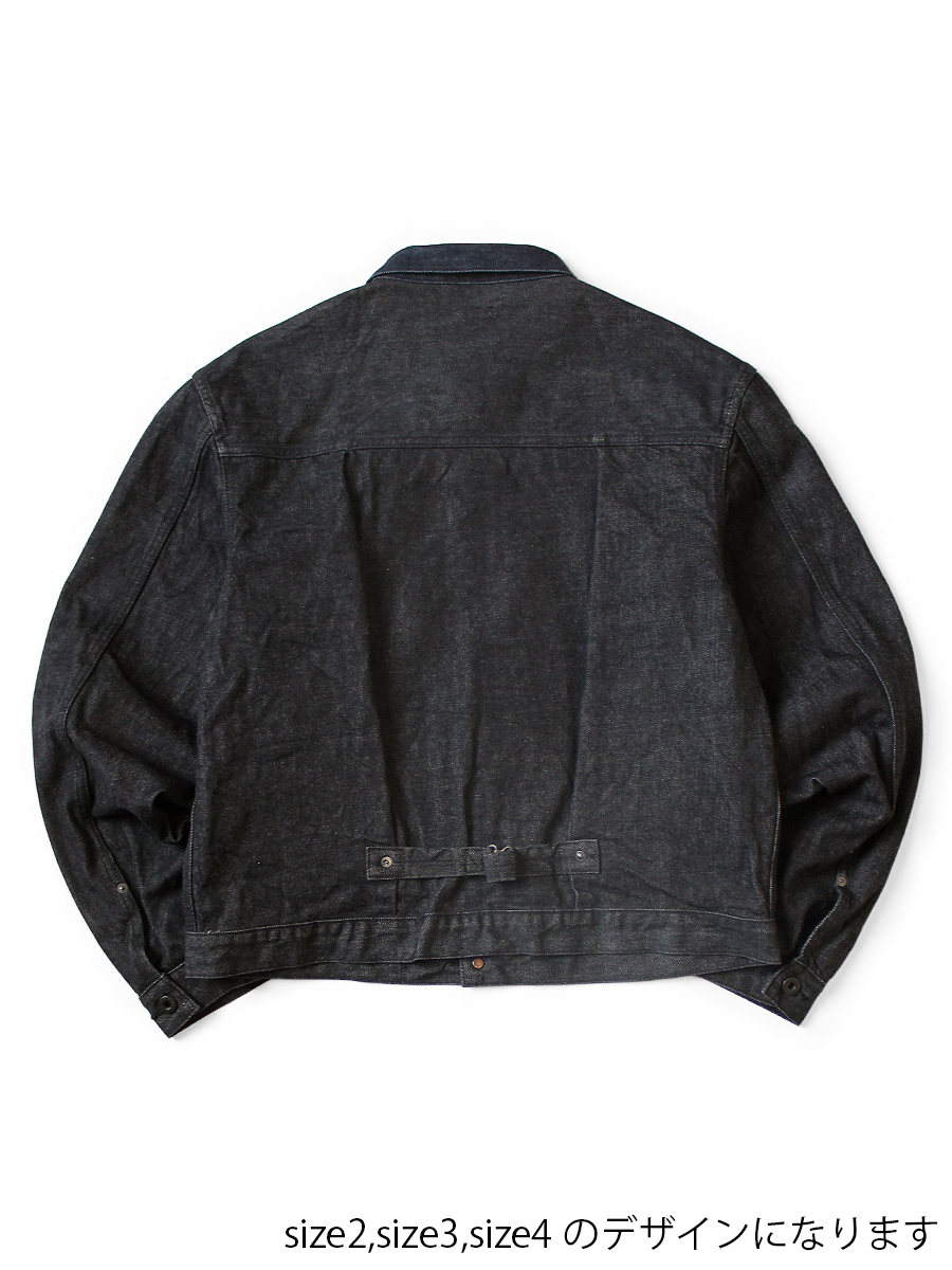 14ozブラックデニム 1ST JKT | KAPITAL