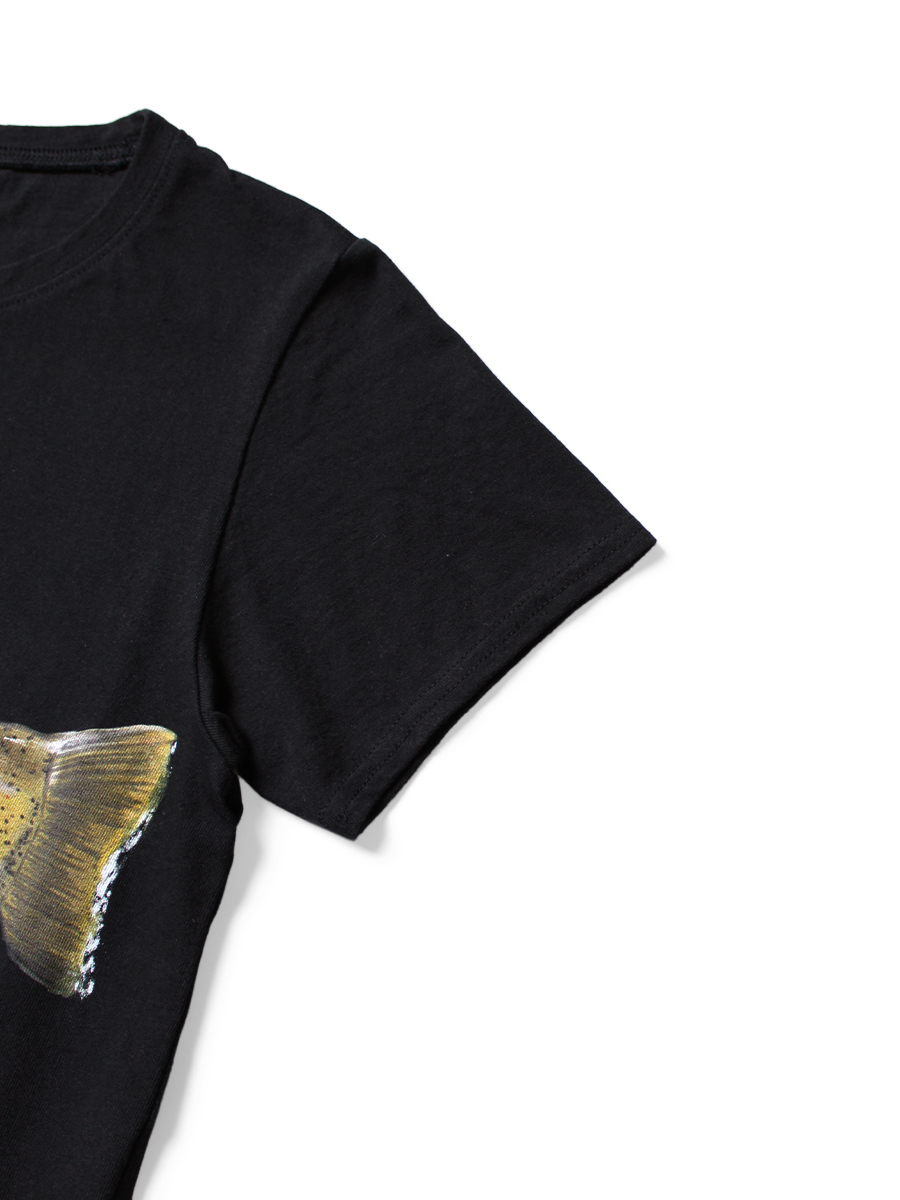 20/-天竺 クロップドT(トラウト1匹PECKISH RAINBOWYpt) | KAPITAL