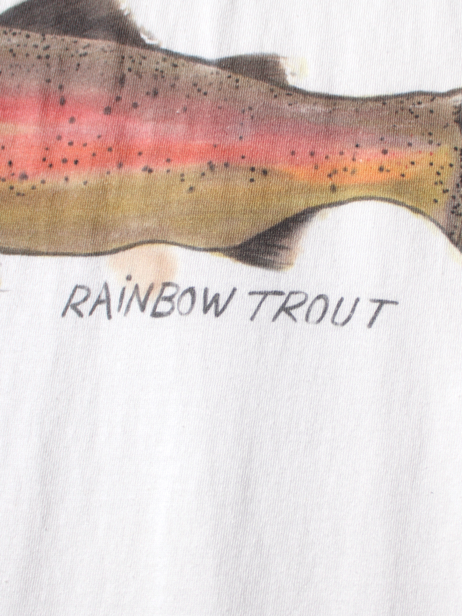 20/-天竺 クルーT(トラウト1匹PECKISH RAINBOWYpt) | KAPITAL