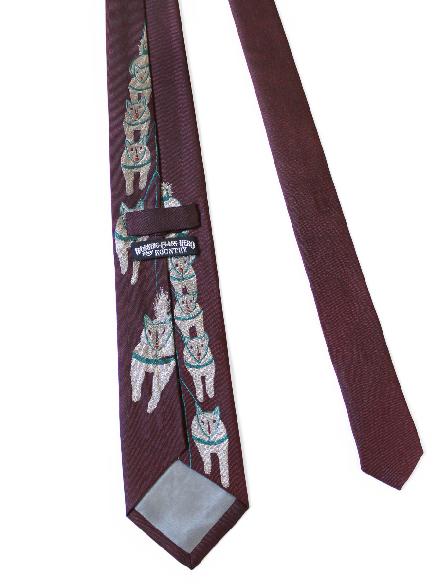 Kapital ネクタイ シルクツイル Dog-Teamタイ | KAPITAL