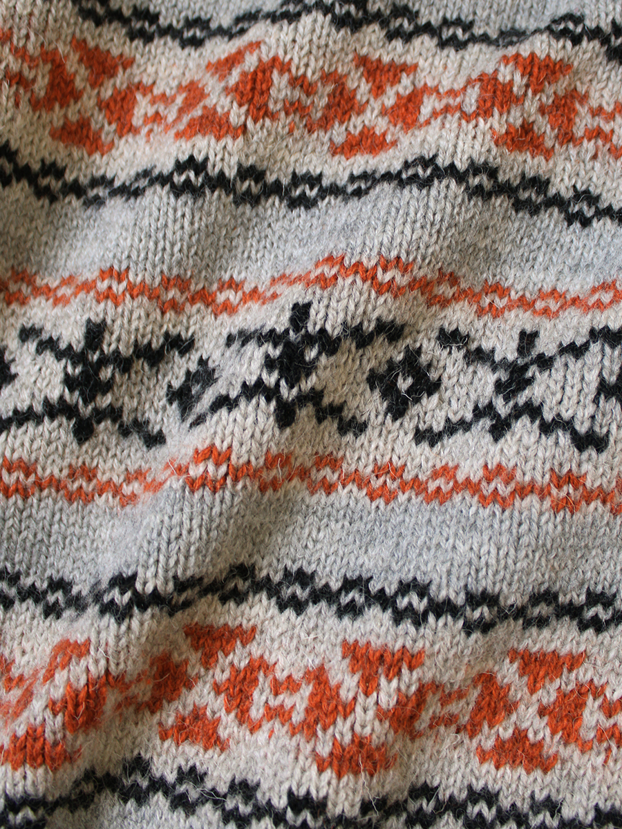 キャピタル　ウールフェアアイル レタードカーディガン　サイズ2 キャピタル ウールフェアアイル レタードカーディガン サイズ2 50s