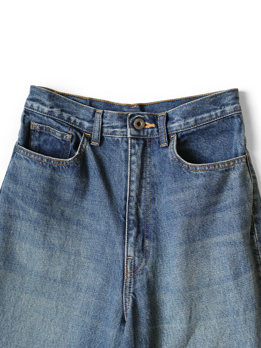 14ozデニム 5P SKITTLEバギーパンツ（加工） | KAPITAL