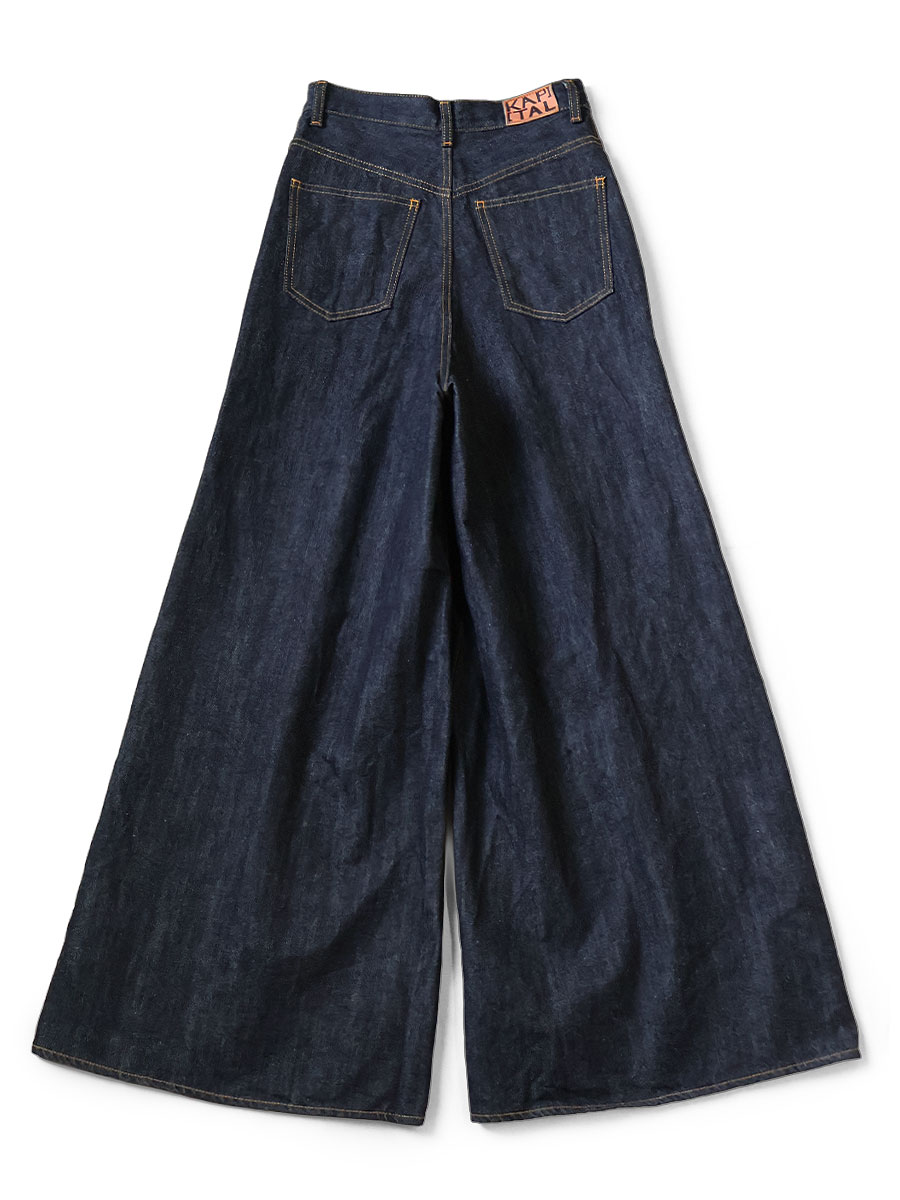 14ozデニム 5P SKITTLEバギーパンツ | KAPITAL