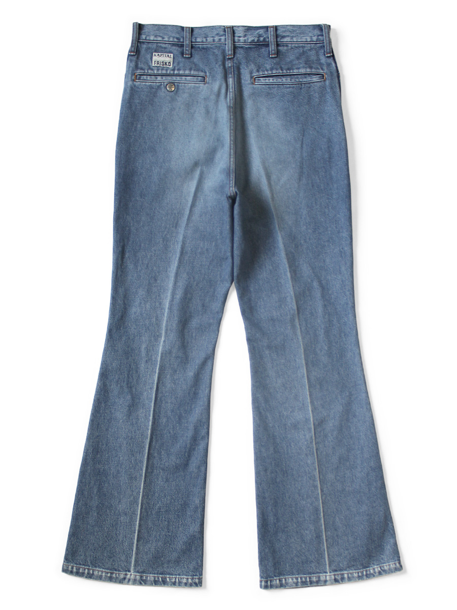 14ozデニム 5P フリスコフレア(センタープリーツ加工) | KAPITAL