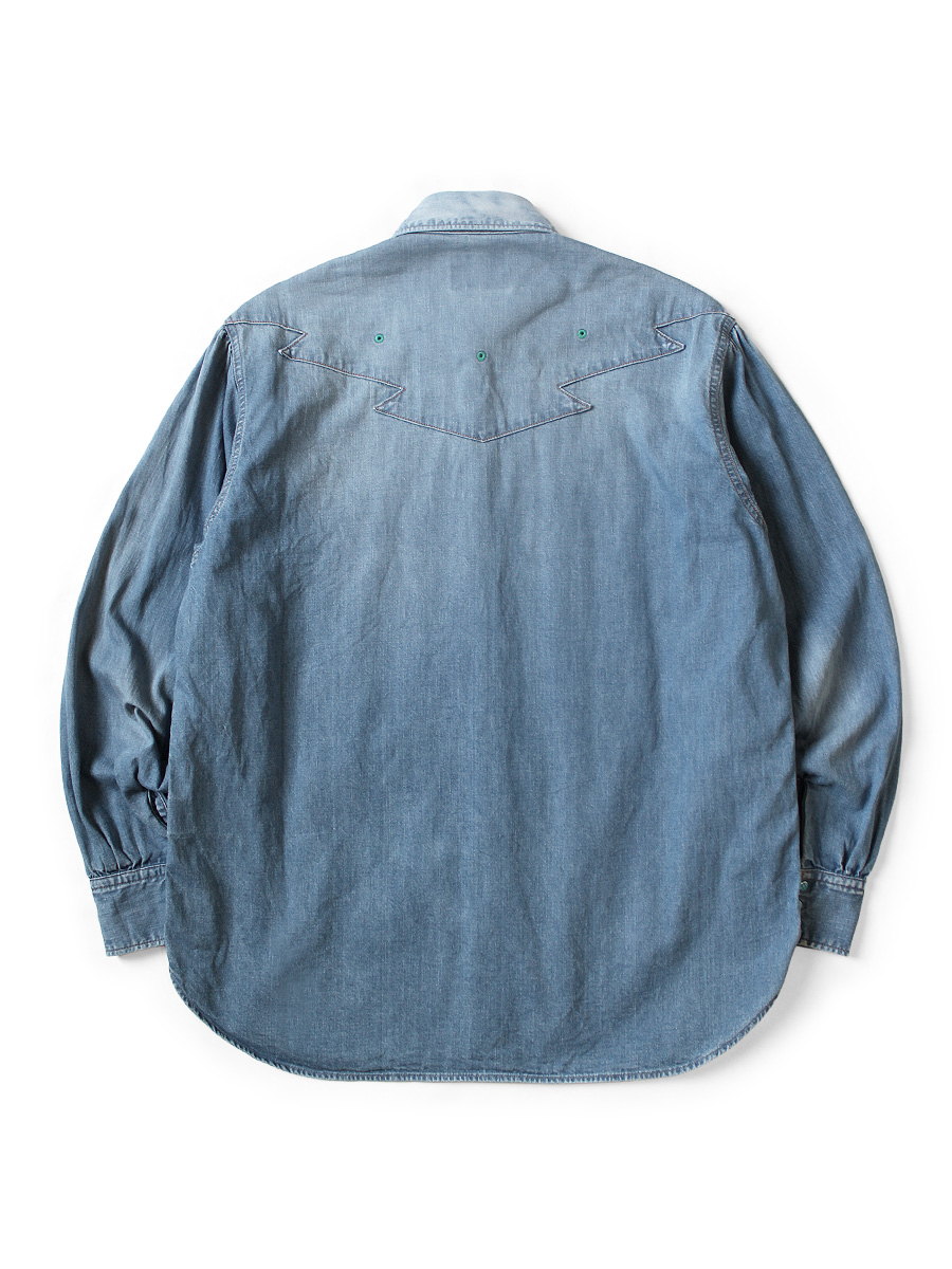 8ozデニム サンダーバードハスキーウエスタンシャツ(加工) | KAPITAL