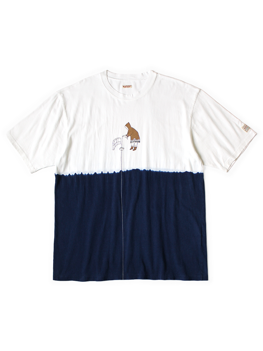 KAPITAL キャピタル KOUNTRY インディゴ 半袖スウェット KAPITAL キャピタル KOUNTRY インディゴ 半袖スウェット