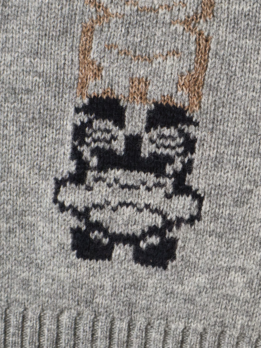 5G ウール PECKISHトーテムポール ベスト | KAPITAL