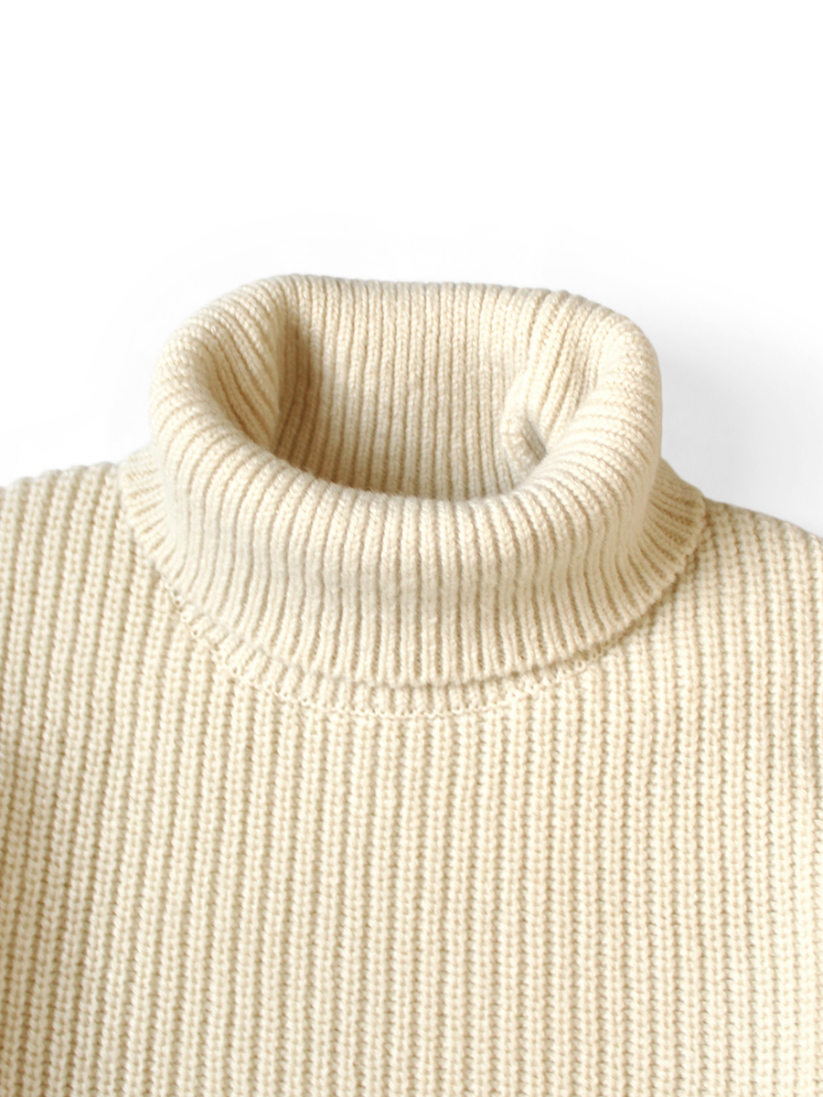 5G ウール 畦編み ベルジスリーブセーター | KAPITAL
