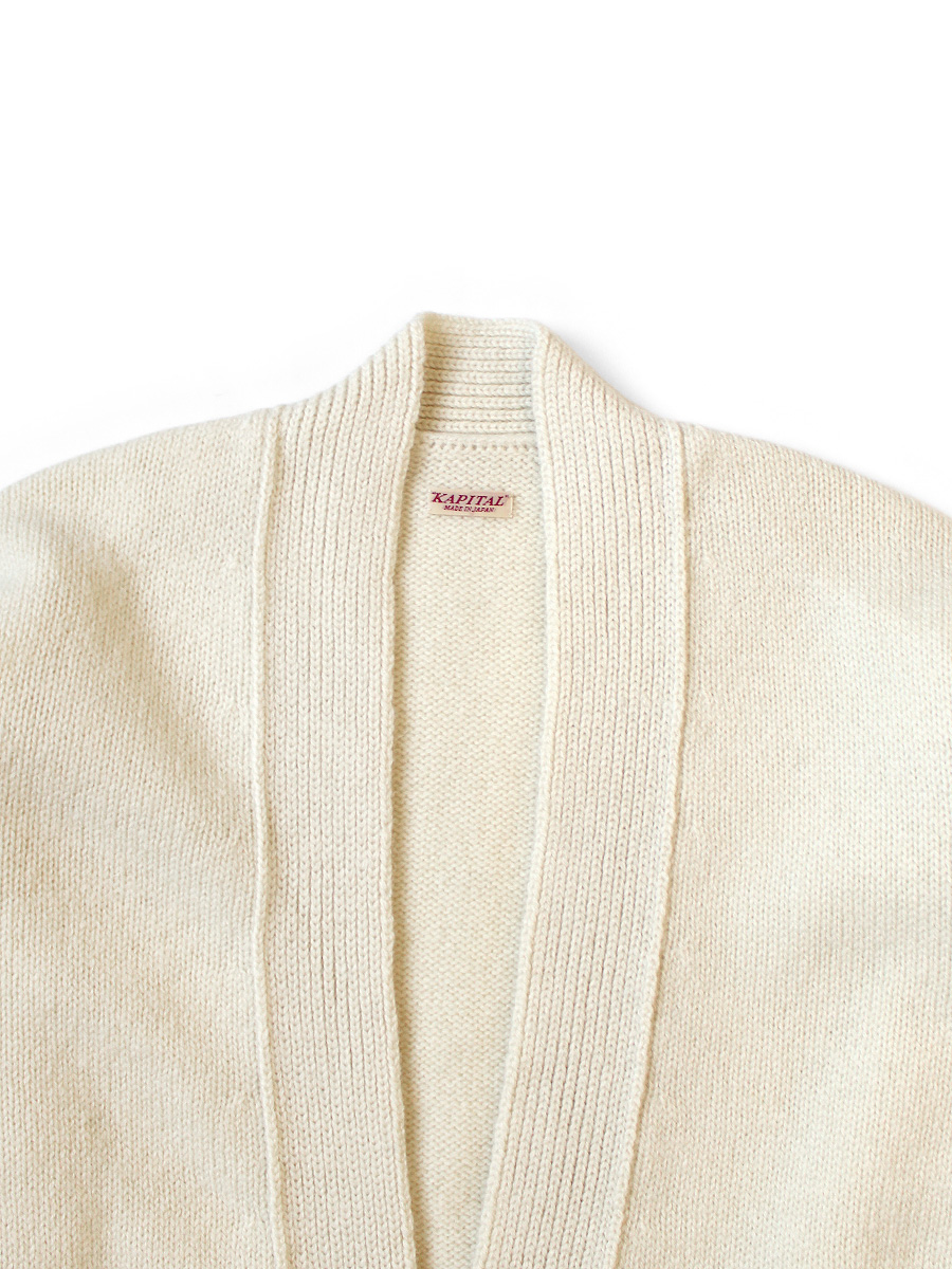 5G ウール 針抜きアーガイル柄 カーディガン | KAPITAL