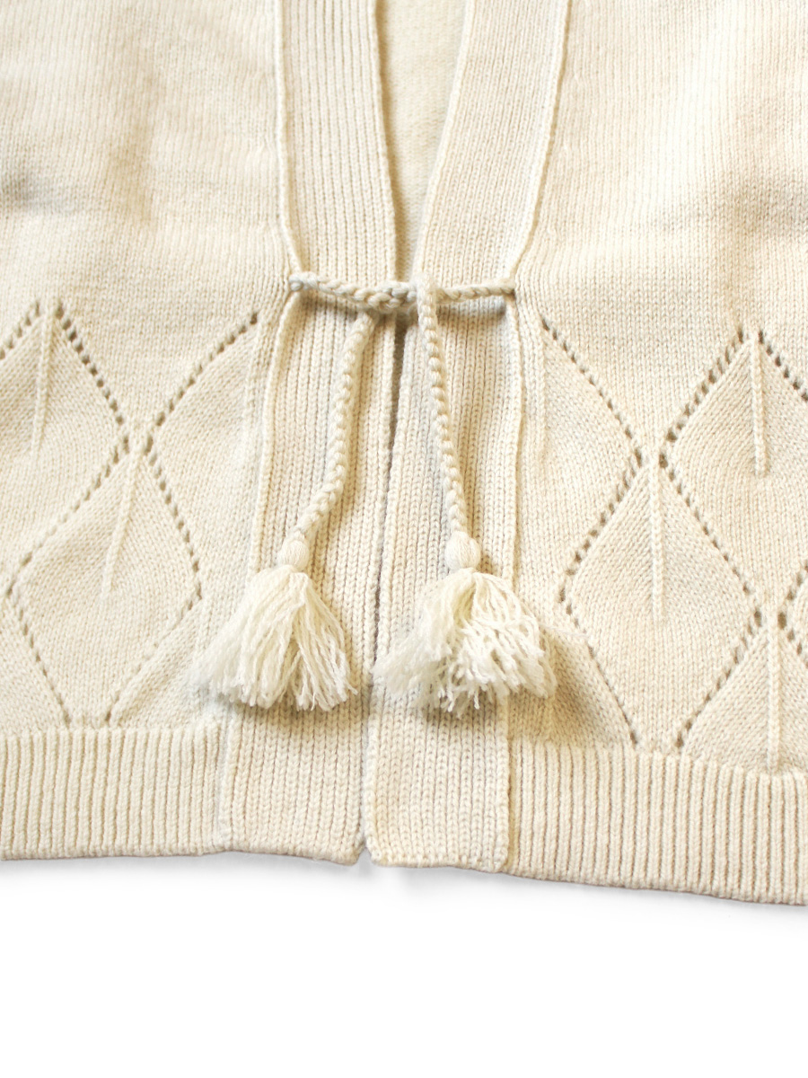 5G ウール 針抜きアーガイル柄 カーディガン | KAPITAL