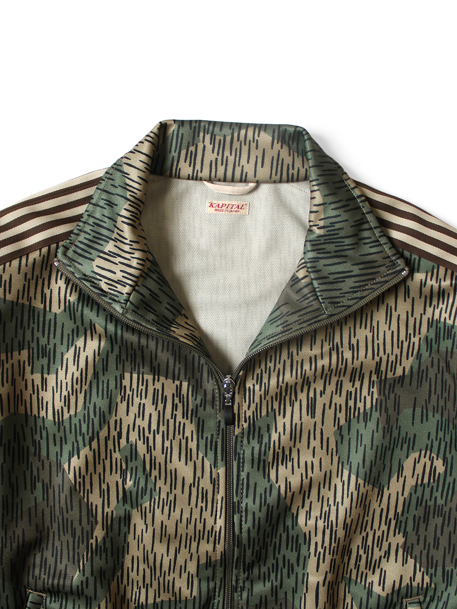 スムースジャージー レイン迷彩柄 トラックJKT | KAPITAL