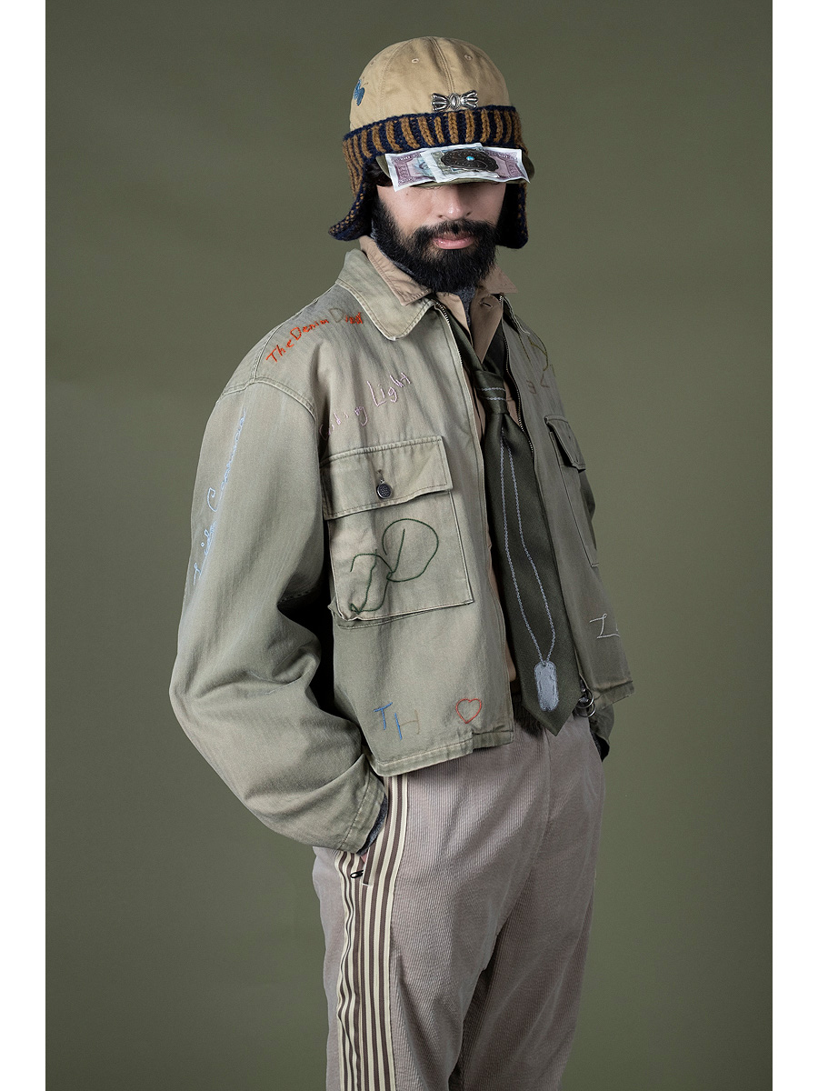 ヘリンボン ハンタードリズラーJKT(メモリアル刺繍モデル) | KAPITAL