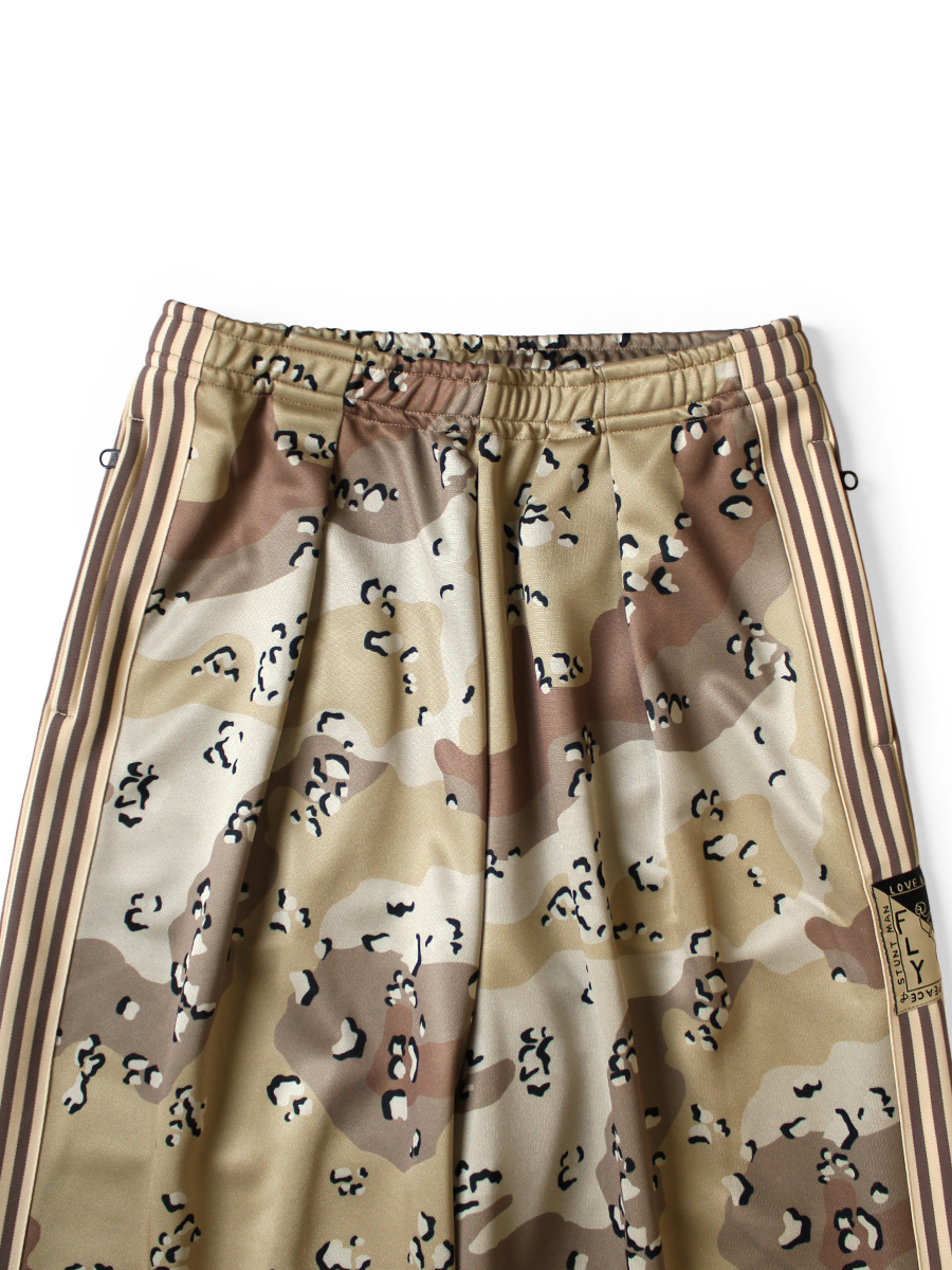 スムースジャージー チョコチップ迷彩柄 バギートラックパンツ | KAPITAL