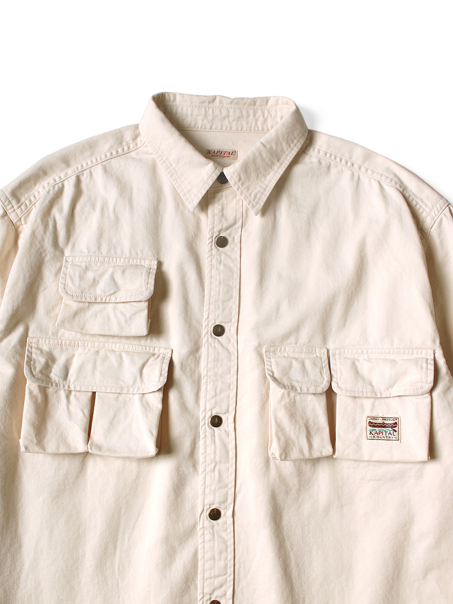 シャツチノ Nugget-pocket Fish shirt | KAPITAL